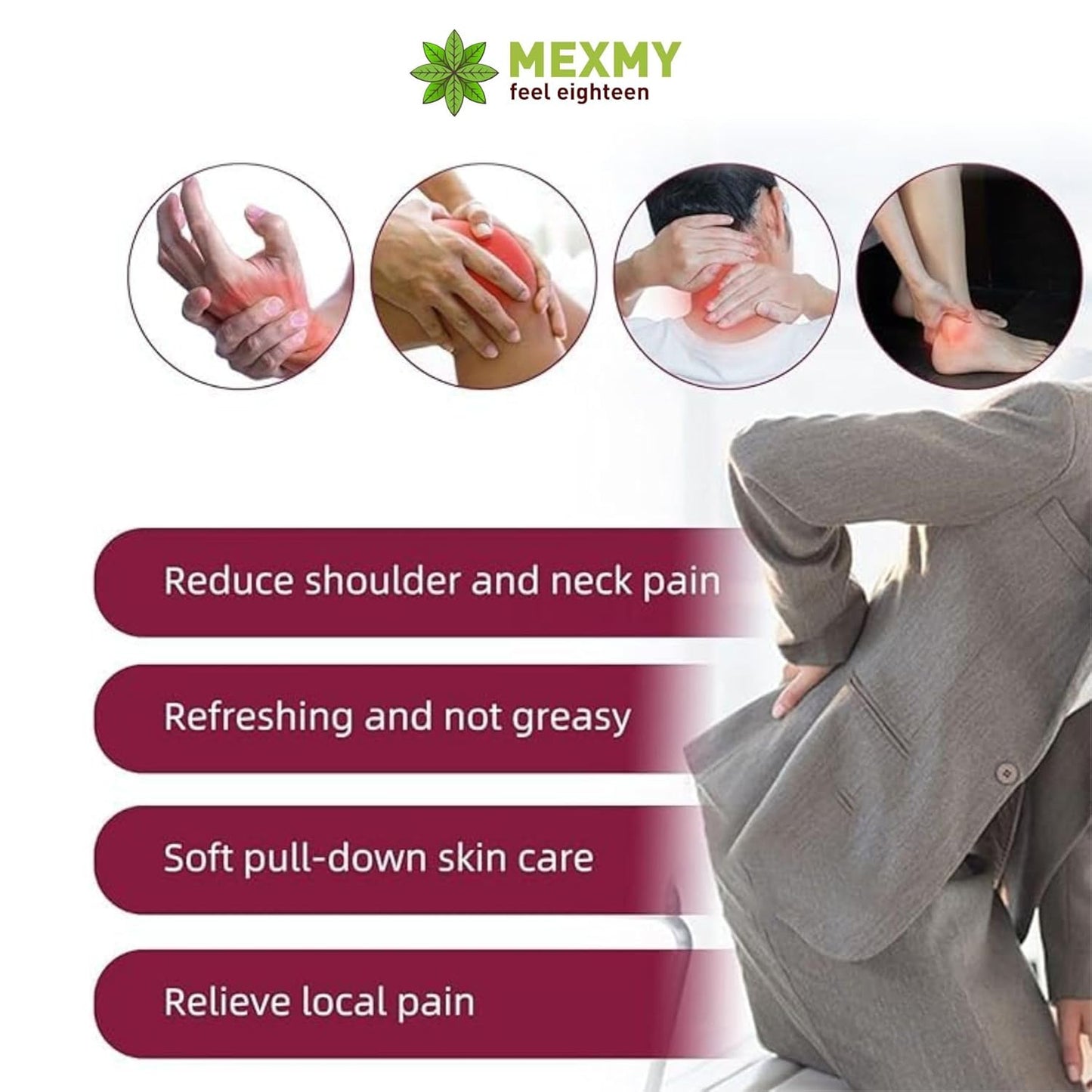 Perfectx Joint & Bone Therapy Cream, Perfectx Intensive Joint & Bone Therapy Cream, Intensive Concentrate for Joint and Muscle Recovery, Provides Relief for Back, Neck, Hands, Feet (Pack Of 2-200gm)