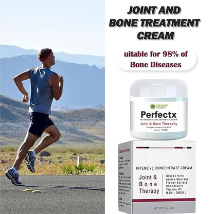 Perfectx Joint & Bone Therapy Cream, Perfectx Intensive Joint & Bone Therapy Cream, Intensive Concentrate for Joint and Muscle Recovery, Provides Relief for Back, Neck, Hands, Feet (Pack Of 2-200gm)