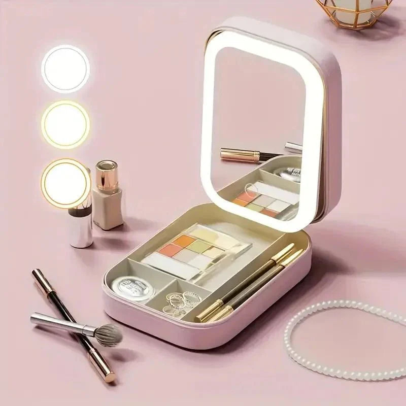Premium LED Make-up Mirror with Touch Sensor & Anti-Fog – Modern Wall Mounted Vanity Mirror
